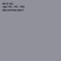 #91919C - Mountain Mist Color Image